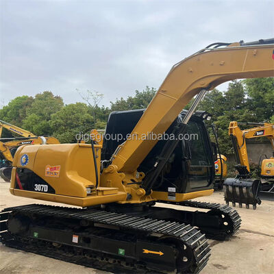 الحفارة Caterpillar 307D 7t مستعملة في المخزون بسعر رخيص صلب ودائم كفاءة في استهلاك الوقود حفر قوي للبيع