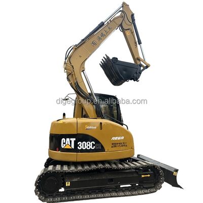حفار كاتربيلر 308C مستعمل بوزن 8 طن متوفر بالمخزون بسعر رخيص وبيع ساخن بحالة جيدة حفار قوي مستعمل للبيع